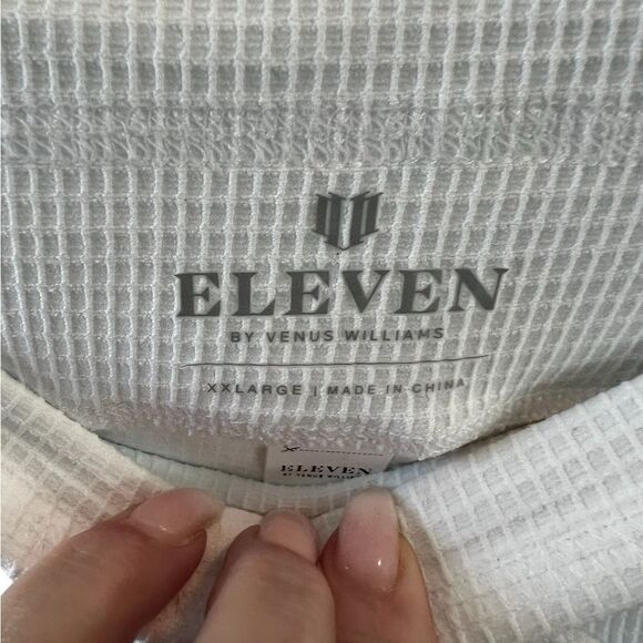 elVen by Venus Williams White Waffle Texture leggings. New with tags NWT - Picture 4 of 12